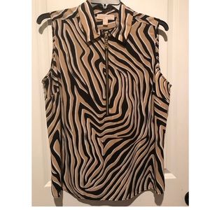 SOLD New tiger stripe blouse. 2 x.